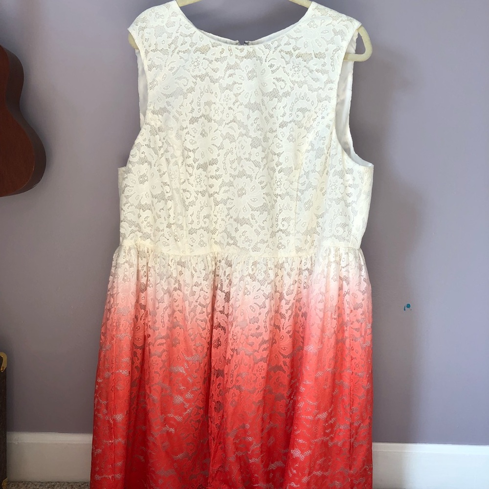 ASOS curve ombré lace dress (size US20)